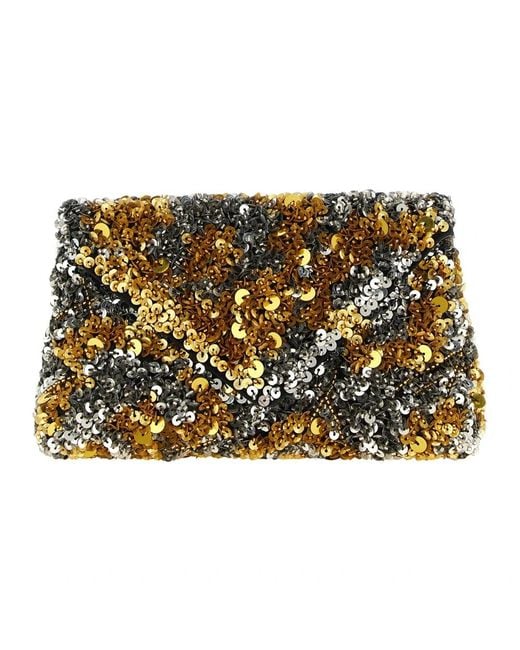 Dries Van Noten Metallic Clutches