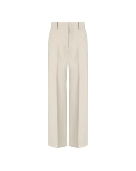 Wide Trousers Weekend by Maxmara de color White