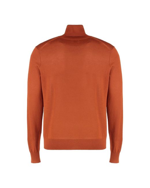 Saint Laurent Orange Turtlenecks for men