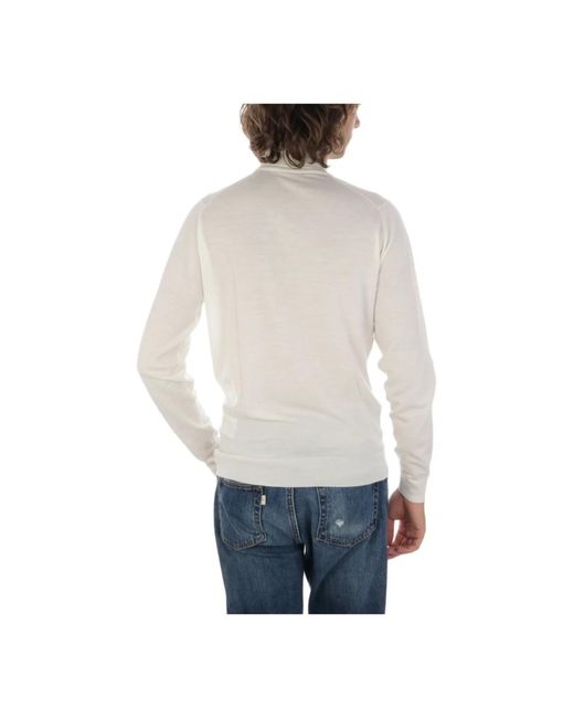 Knitwear > turtlenecks John Smedley pour homme en coloris White