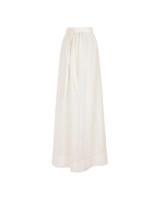 Maxi Skirts di Cortana in White