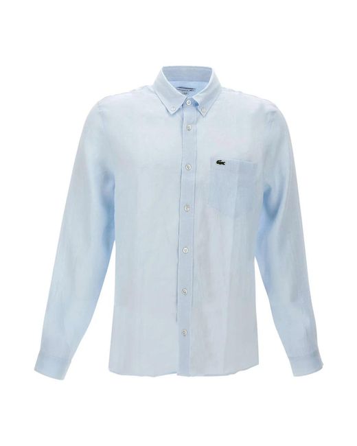 Lacoste Blue Casual Shirts for men