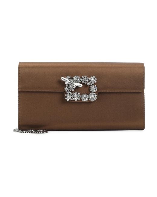 Roger Vivier Brown Clutches