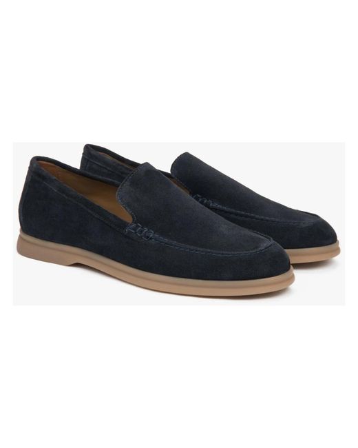 Loafers ESTRO pour homme en coloris Blue