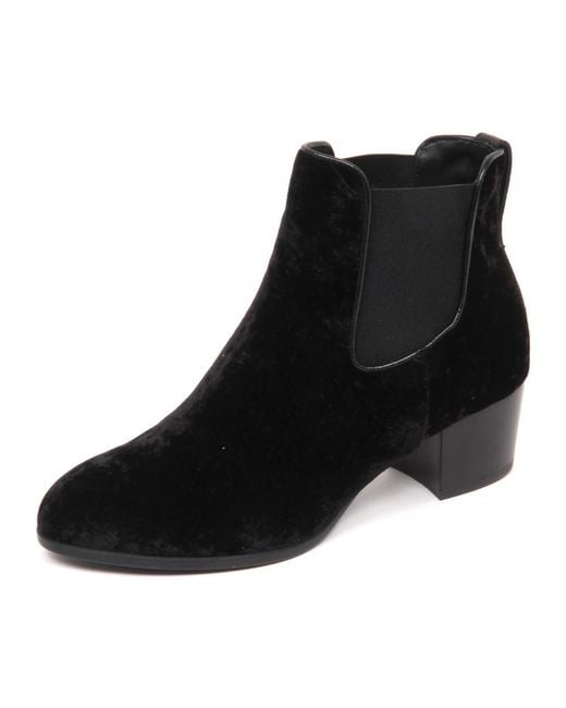 Hogan Black Heeled Boots