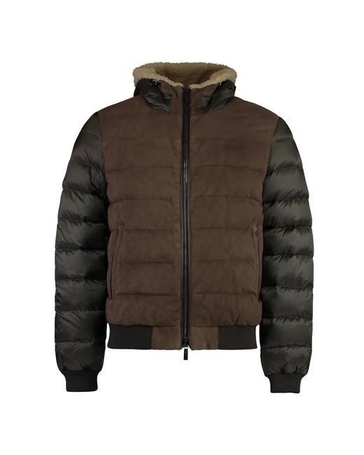 Moorer Down Jackets in het Brown voor heren