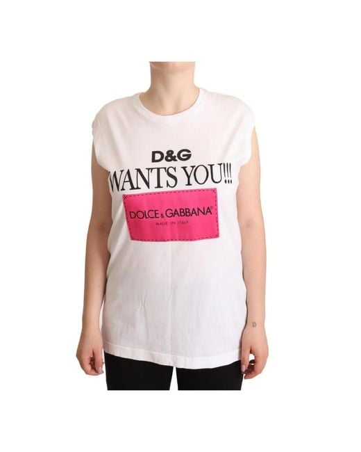Dolce & Gabbana Pink T-Shirts