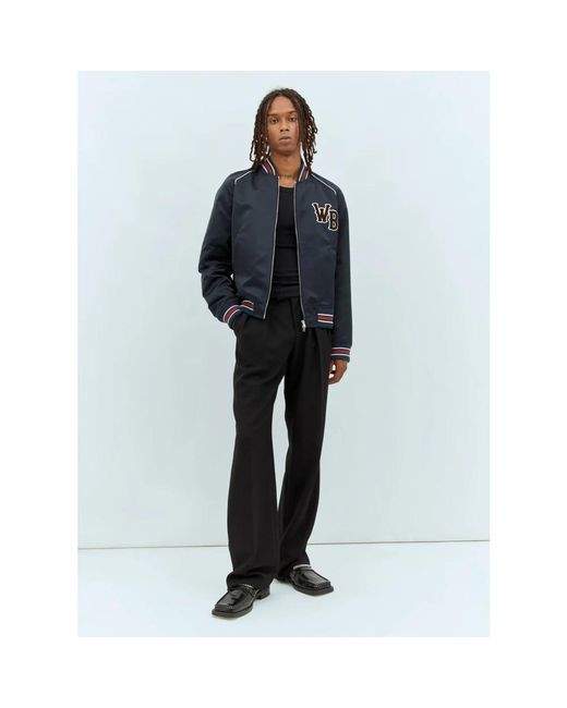 Wales Bonner Blue Bomber Jackets for men