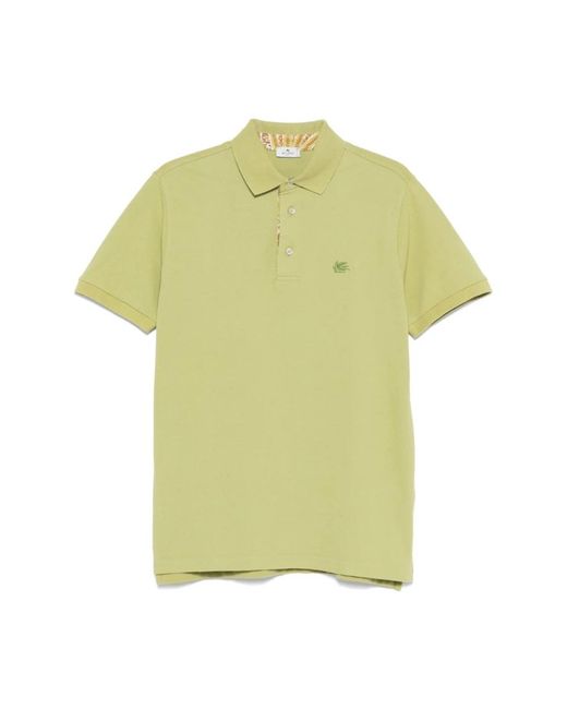 Etro Yellow Polo Shirts for men