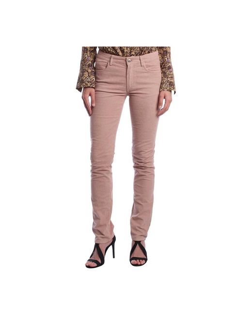 Zadig & Voltaire Pink Slim-Fit Trousers