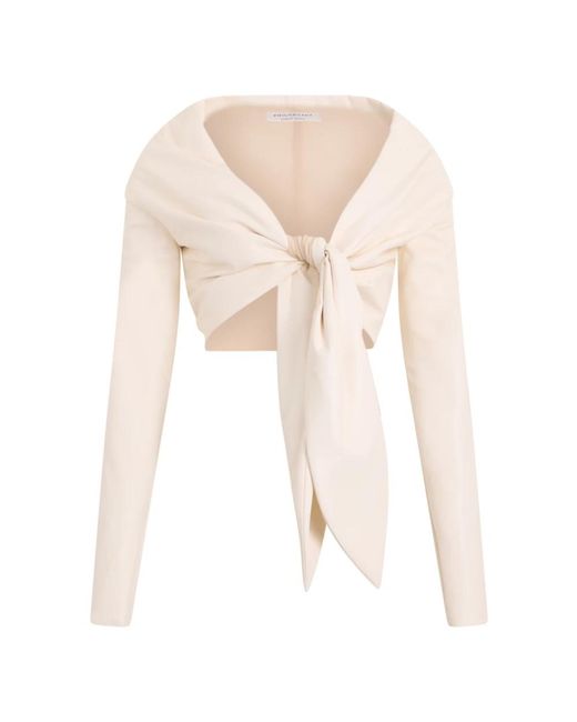 Philosophy Di Lorenzo Serafini Natural Long Sleeve T-Shirts