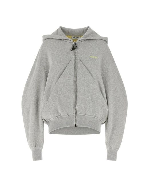 The Attico Gray Zip-Throughs