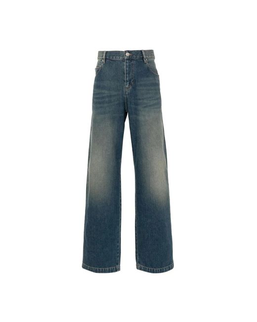 Isabel Marant Blue Wide Jeans for men