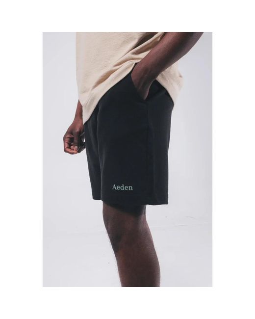 Aeden Black Casual Shorts for men