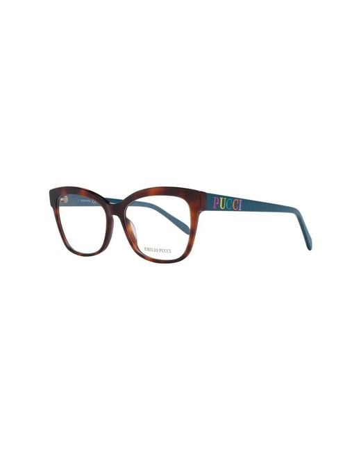 Emilio Pucci Brown Glasses