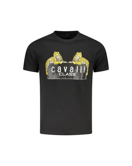 Roberto Cavalli T-Shirts in het Black voor heren