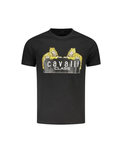 Roberto Cavalli T-Shirts in het Black voor heren