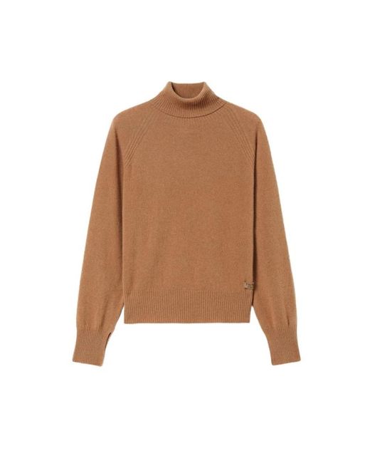 Turtlenecks Twinset de color Brown