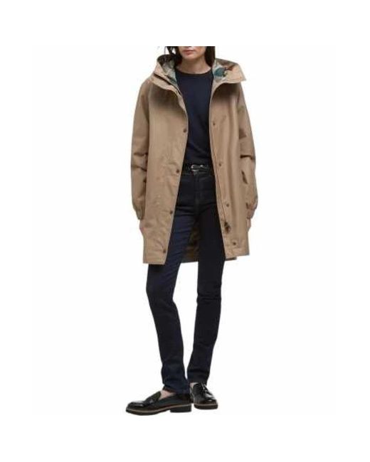 Barbour Single-Breasted Coats in het Natural