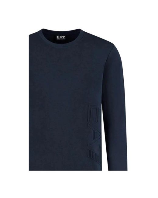 Sweatshirts EA7 de hombre de color Blue