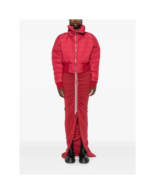 Moncler Red Maxi Skirts