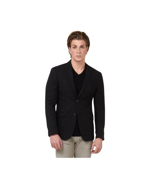 Gas Black Blazers for men
