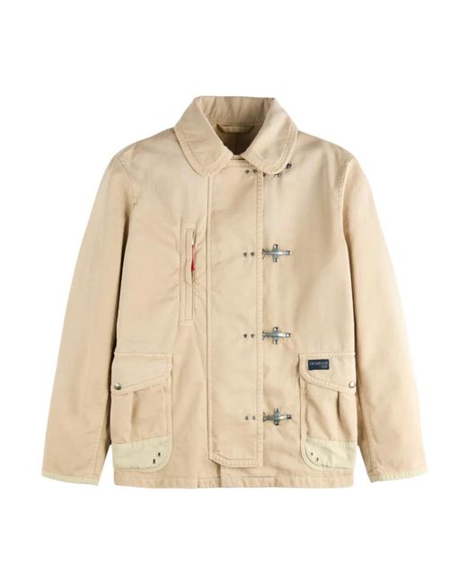 Light Jackets di Fay in Natural da Uomo