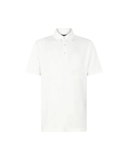 Roberto Cavalli White Polo Shirts for men