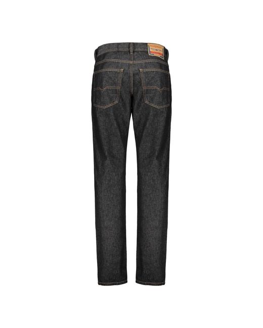 DIESEL Gray Straight Jeans for men