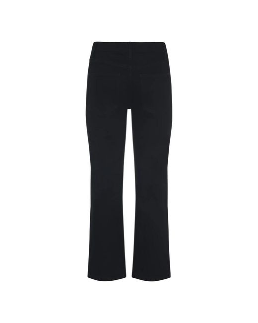 Tory Burch Cropped Kick Flare Broek in het Black