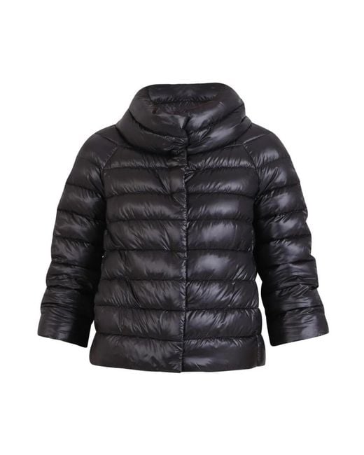 Herno Black Down Jackets