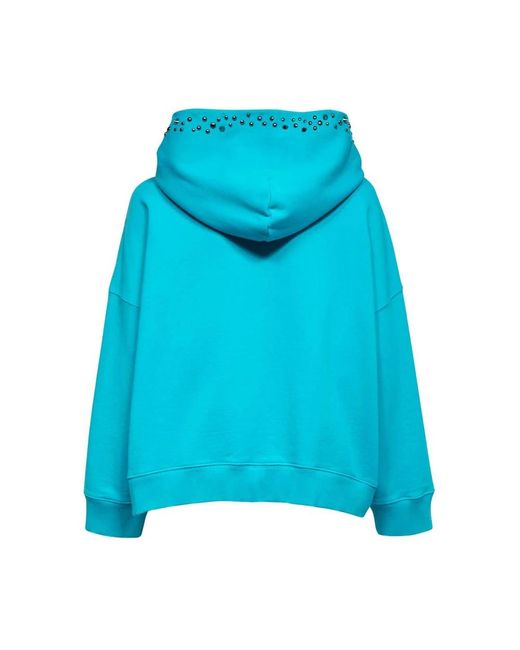 Versace Blue Hoodies