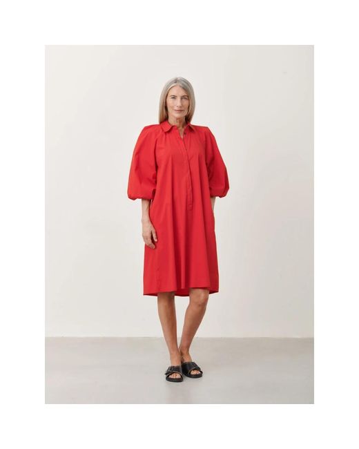 Dresses > day dresses > shirt dresses Jane Lushka en coloris Red