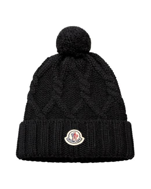 Moncler Black Beanie