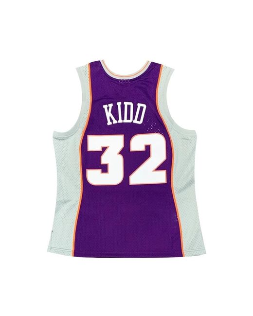 Mitchell & Ness Jason Kidd Basketbalshirt in het Purple voor heren