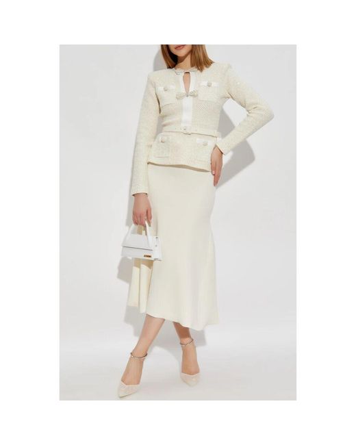 Self-Portrait Natural Midi Dresses