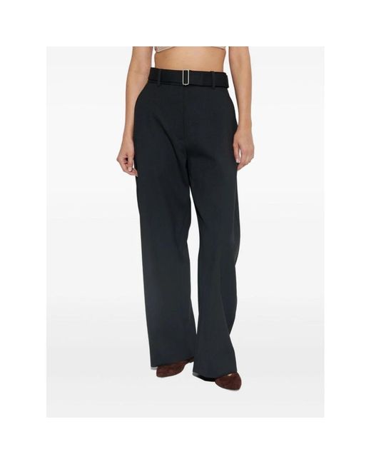 Studio Nicholson Black Wide Trousers