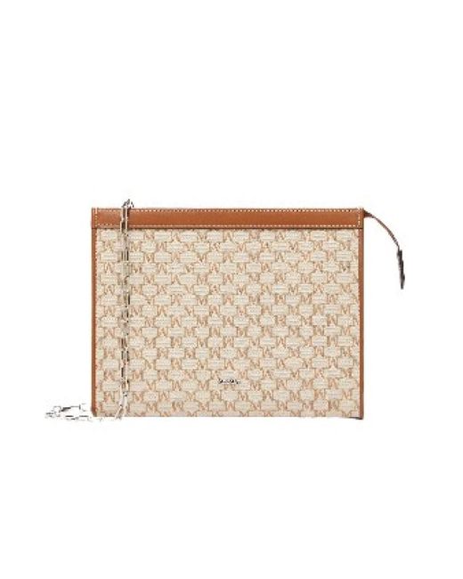 Max Mara Natural Shoulder Bags