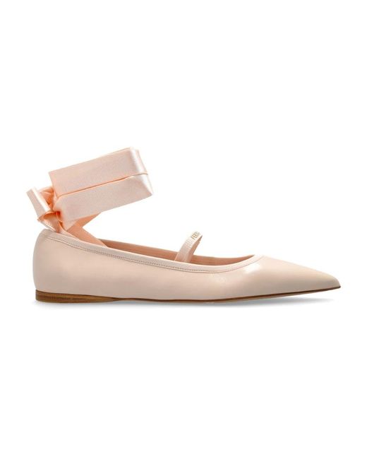 Ferragamo Pink Ballerinas