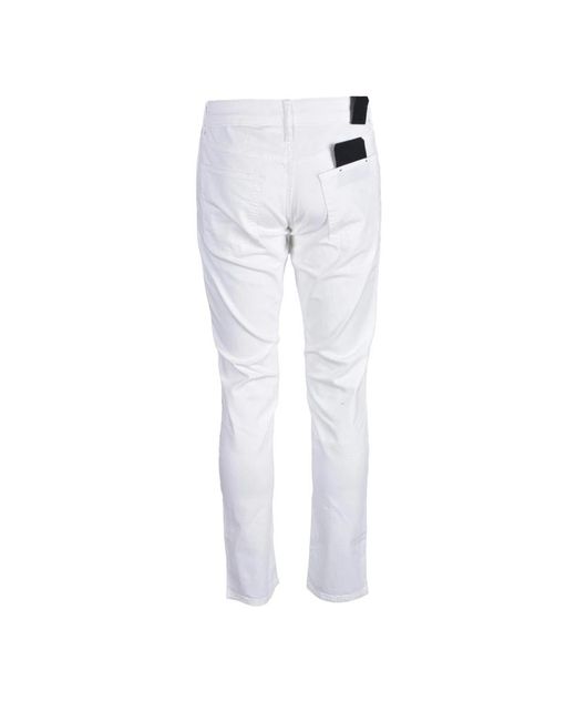 Antony Morato Slim fit baumwoll elastan jeans in White für Herren