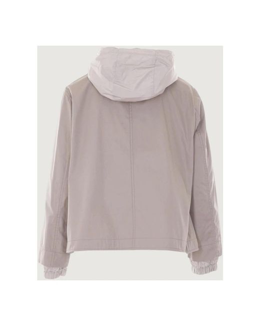 Herno Giacca Corta Reversibile in het Gray