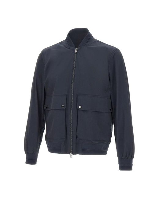 Woolrich Blue Bomber Jackets for men