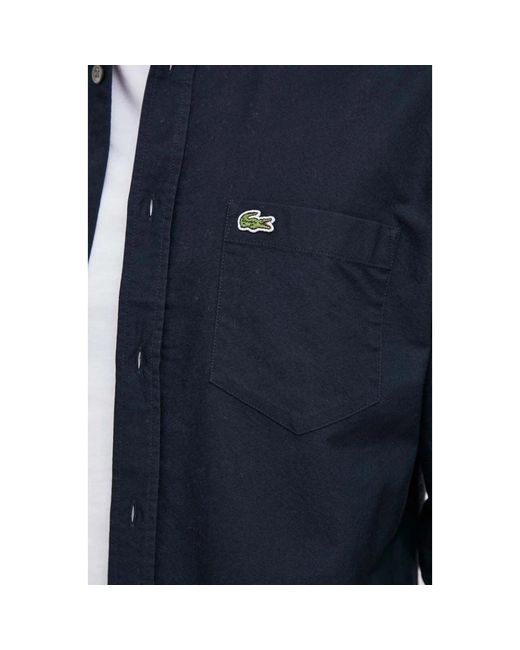 Lacoste Casual Hemden in het Blue voor heren