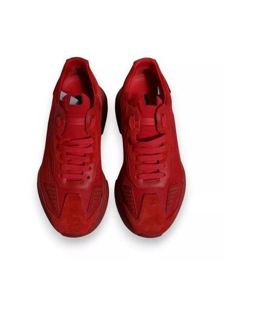 Dolce & Gabbana Red Sneakers for men