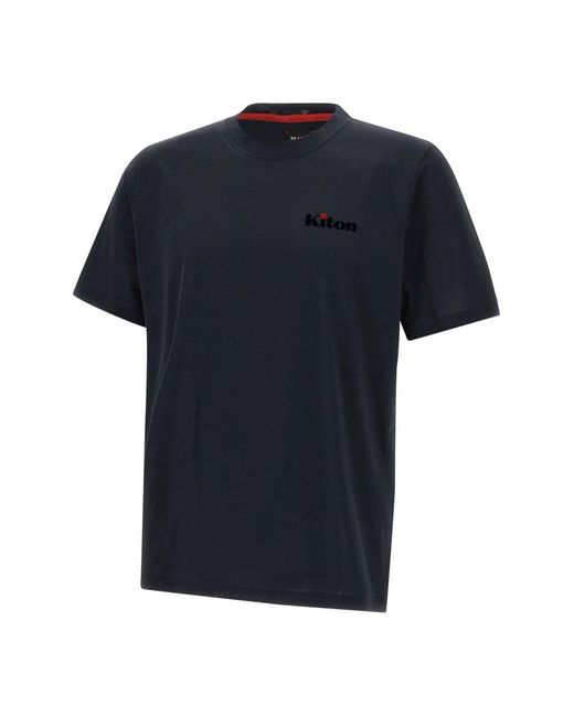 Kiton Blue T-Shirts for men