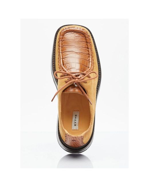 Shoes > flats > laced shoes Eytys pour homme en coloris Brown