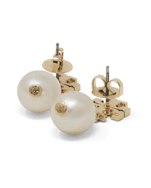 Tory Burch White Earrings