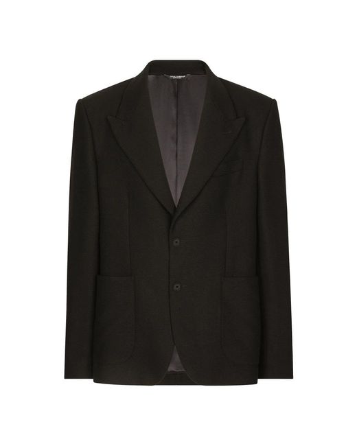 Dolce & Gabbana Black Formal Blazers for men