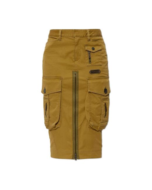 Midi Skirts DSquared² en coloris Green