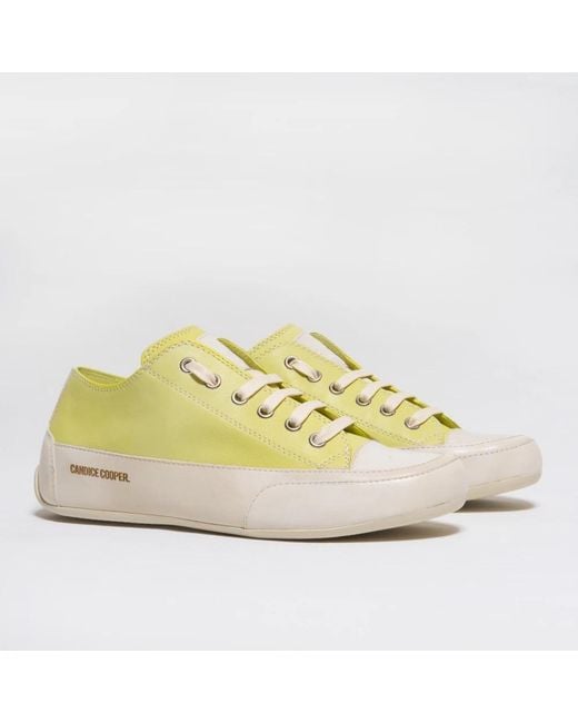 Candice Cooper Yellow Sneakers
